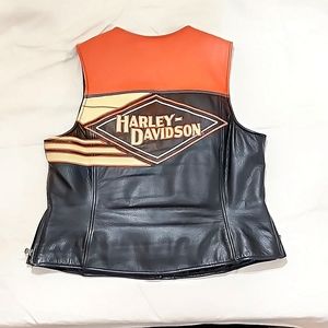 Women's Leather Harley Davidson Vest